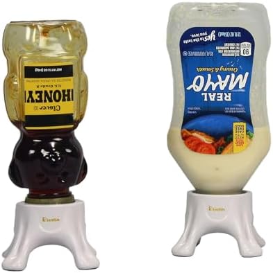Dunlin Condiment Bottle Holder Deluxe Set - Ivory