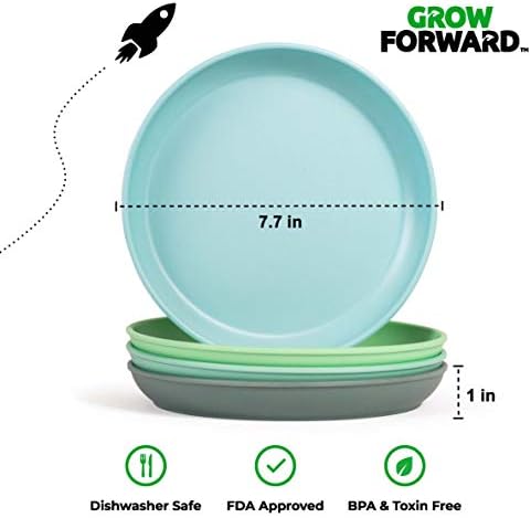 Bamboo Kids Plates Bowls Set