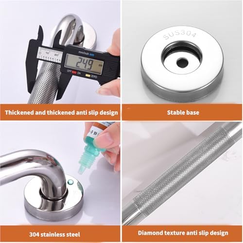 Bath Safety Handrail Set for Disabled Seniors