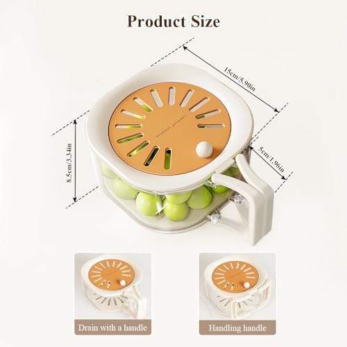Collapsible Drainer Basket for Fruits Vegetables