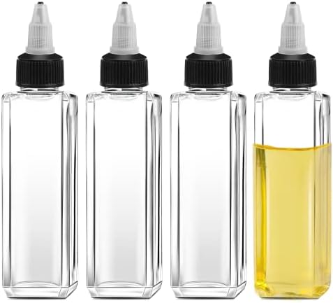 4-Piece Oil Squeeze Bottles
