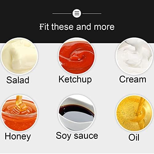 Ketchup Mustard VD Salad Squeeze Bottles