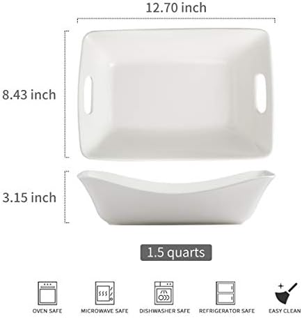 White Porcelain Serving Bowls for Entertaining