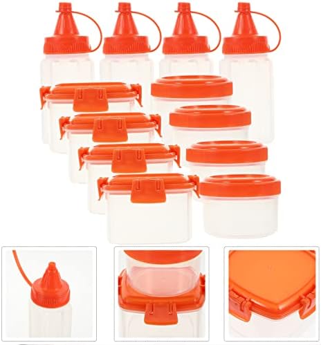 Hemoton 1 Set Serve Snacks Dips Condiment Bowls with Sealed Lids