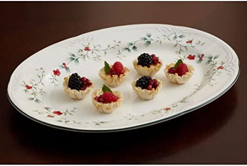 Pfaltzgraff Winterberry Stoneware Serving Platter 14-Inch