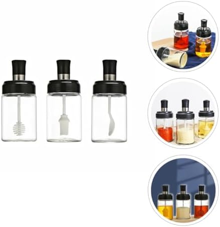 3-Piece Cabilock Kitchen Seasoning Bottles
