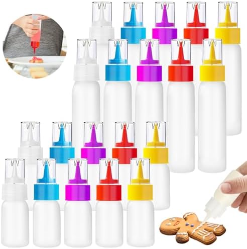 Sleek Squeeze Bottle Set for Candy Crafts