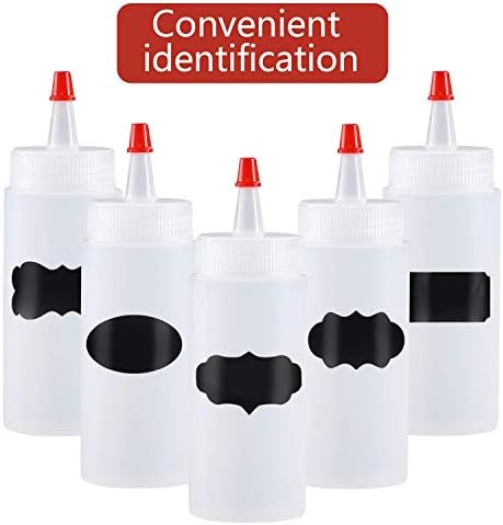 Convenient 4-Ounce Squeeze Bottles
