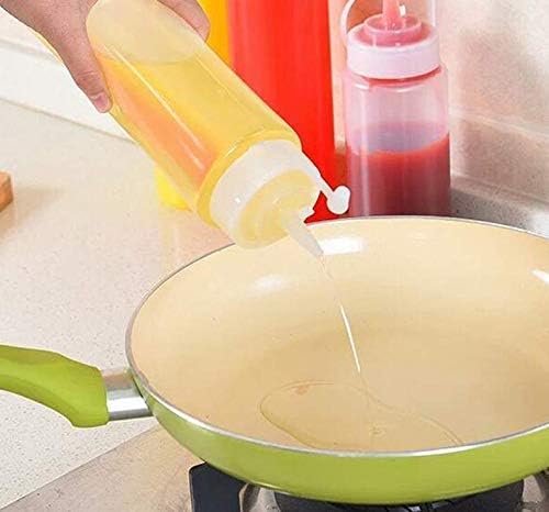 12-Piece Bekith 16 oz Wide Mouth Squeeze Condiment Bottles