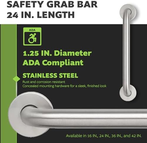 Homewerks 24 Inch ADA Compliant Grab Bar