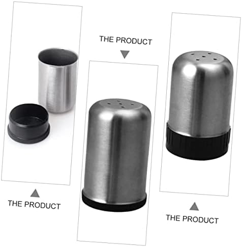 8-Piece Stainless Steel Seasoning Bottles