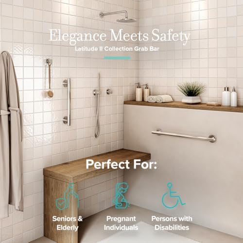Gatco 30 Safety Grab Bar for Elderly Durable ADA Compliant