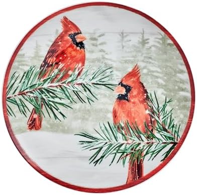 Mikasa Holiday Countryside Christmas Salad Plates Set of 4 9 Inch