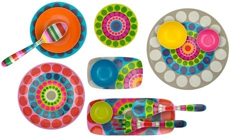 French Bull Plates - 9 Melamine Salad Plates Set of 4