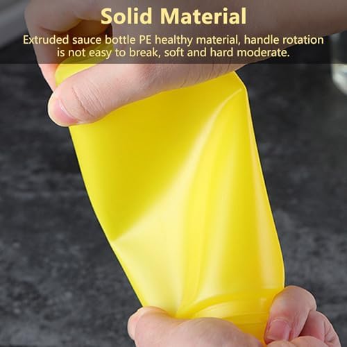 3-Piece Condiment Squeeze Bottles for Mess-Free Use