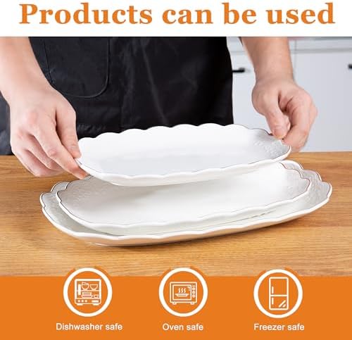 Ceramic Serving Platters Set
