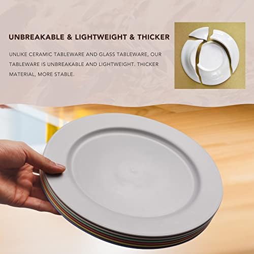 10inch6pcs GreenAndLife Reusable Dinner Plates