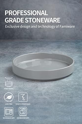 Famiware Sturdy 875 inch pasta bowls set