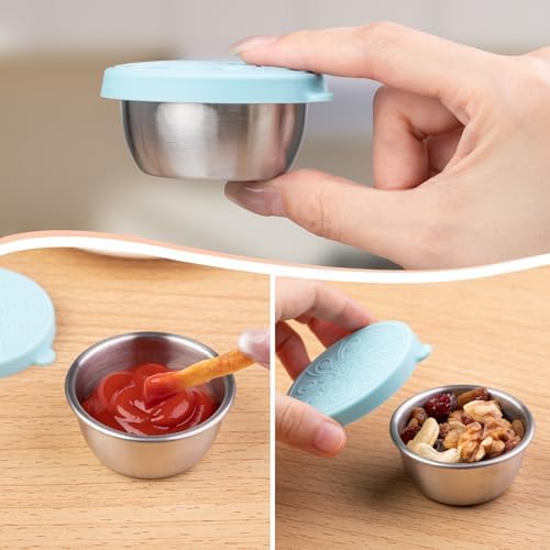 Ergonomic 8-Pack Condiment Set for Lunch