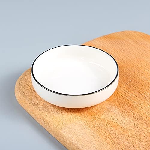 Colias Wing Multipurpose Ceramic Side Dish Bowl Set - Durable Stylish for Home Restaurant Use