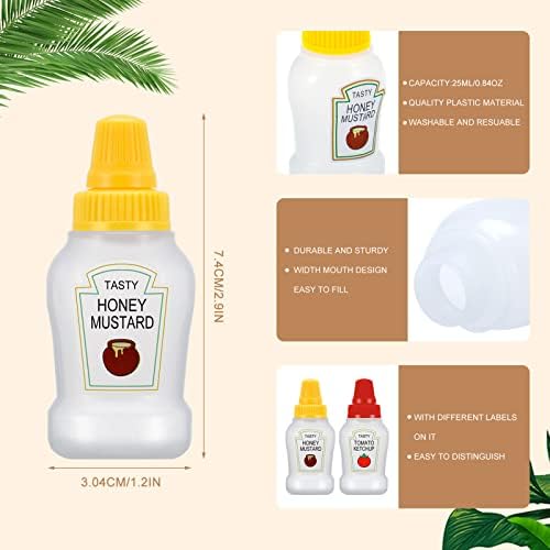 Mini Ketchup Bottles Perfect for Squeeze Onto Your Menu