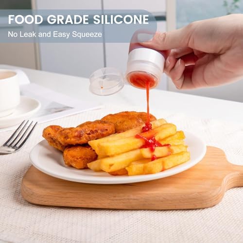 Durable Leakproof Lunch Box Condiment Squeeze Bottles