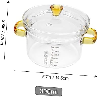 PrettyZoom Glass Steaming Bowl