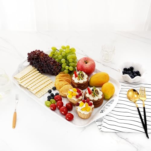 TP Melamine Serving Tray Set of 2 with Handles