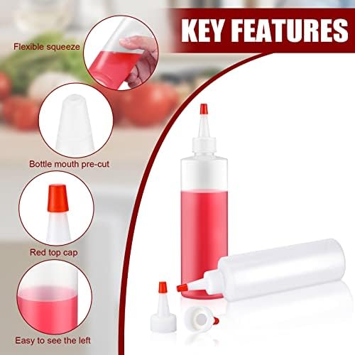 Condiment Squeeze Bottles Set
