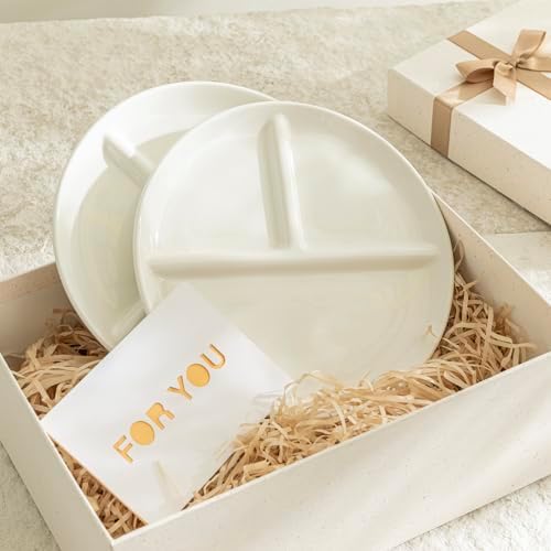 Sweese Portion Control Plates Set of 2 for Adults