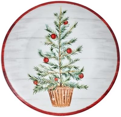 Mikasa Holiday Countryside Christmas Salad Plates Set of 4 9 Inch