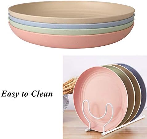 CAMBUY Lightweight Unbreakable Dinner Plates Set for Home Events