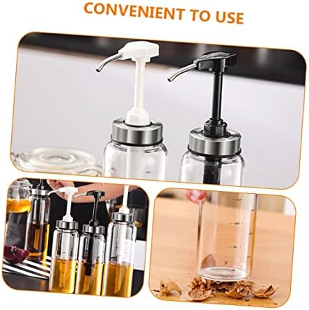 Luxshiny 500ml Jar Pump - Sealed Honey Dispenser for Outdoor BBQ