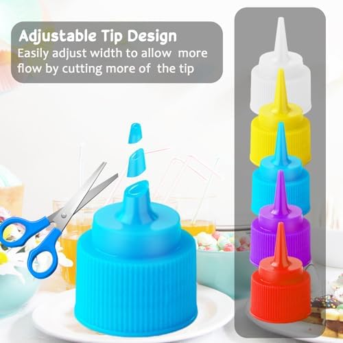 Sleek Squeeze Bottle Set for Candy Crafts