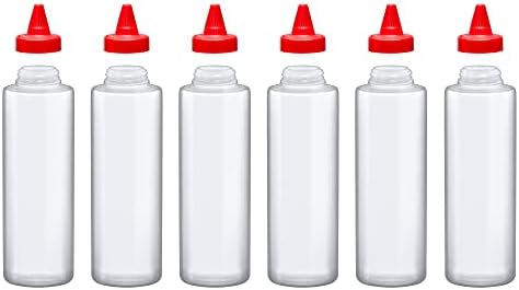 Amazing Abby 16-Ounce Plastic Squeeze Bottles Set of 6