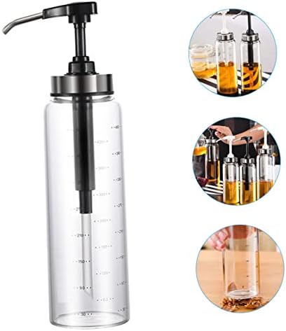 Luxshiny 500ml Jar Pump - Sealed Honey Dispenser for Outdoor BBQ