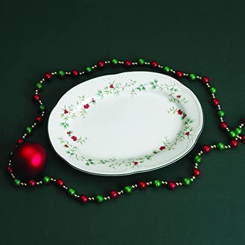 Pfaltzgraff Winterberry Stoneware Serving Platter 14-Inch