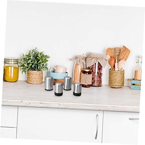 8-Piece Stainless Steel Seasoning Bottles
