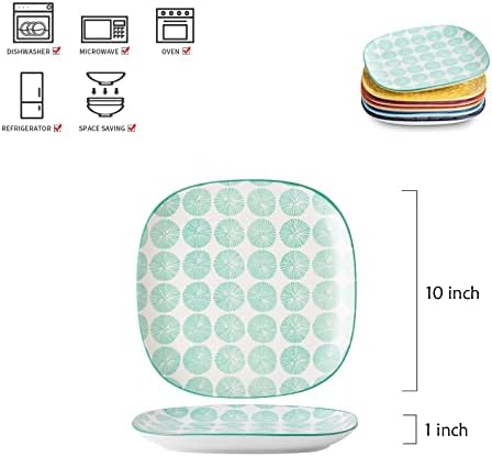 Selamica Square Salad Plates Set of 6