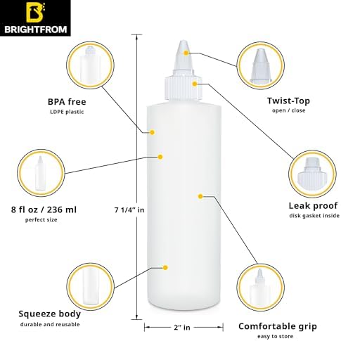 High-Quality Condiment Squeeze Bottles