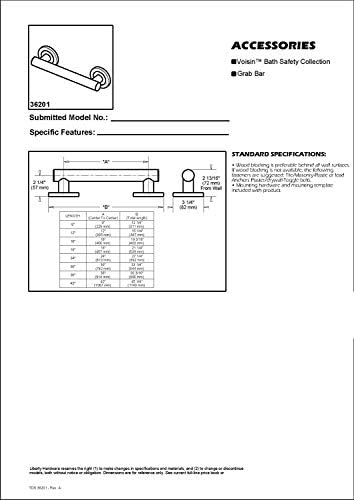 Bath Safety Grab Bar Easy Reliable