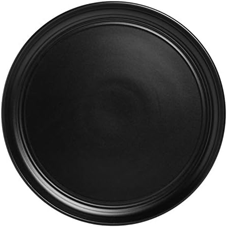 Matte Black Elegant 105-inch Dinner Plate Set of 6
