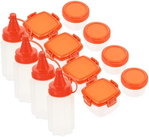Hemoton 1 Set Serve Snacks Dips Condiment Bowls with Sealed Lids