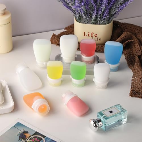 6-Pack Silicone Travel Condiment Bottles