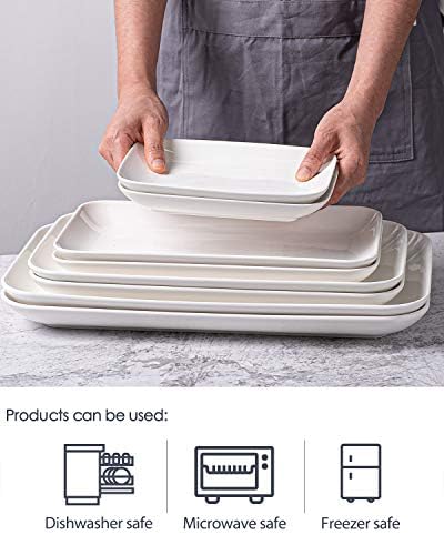 DELLING Large Serving Platter Set Compact Design for Perfect Serves
