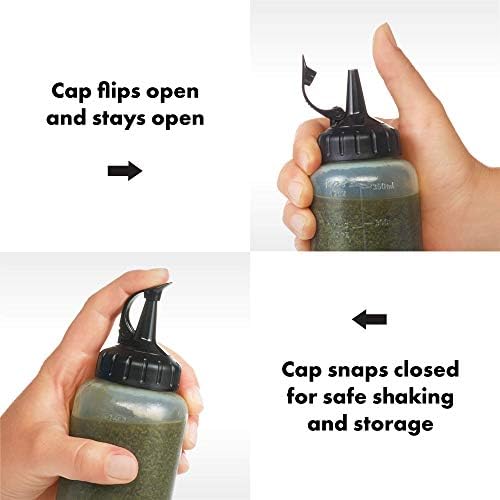 OXO Chefs Condiment Squeeze Bottles Pack of 3 Large 16 oz