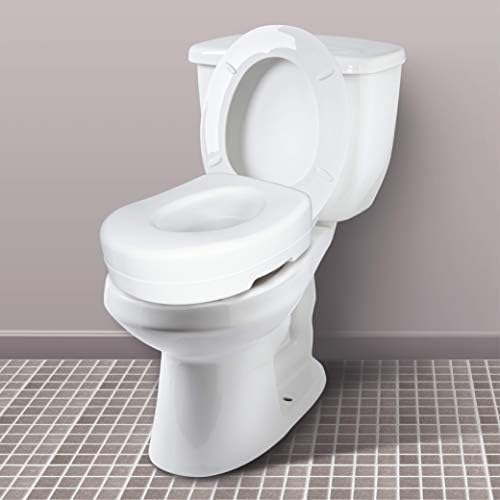 Carex Elevated Toilet Seat - 55 inch Riser