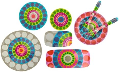 French Bull Plates - 9 Melamine Salad Plates Set of 4