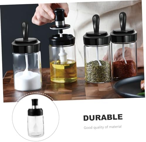 HOLIDYOYOSpace-Saving Condiment Set with Lids Spoons