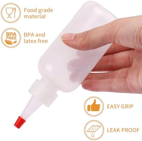 Perfect 16oz Squeeze Bottle Set for Easy Condiment Control